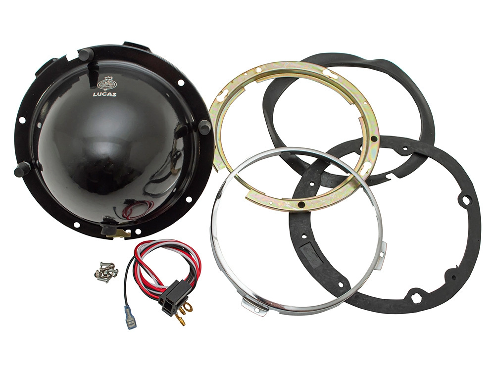 Land Rover Lucas series 1,2,3 Defender & Range Rover Classic Headlight Bowl Kit 27H8264LUCAS