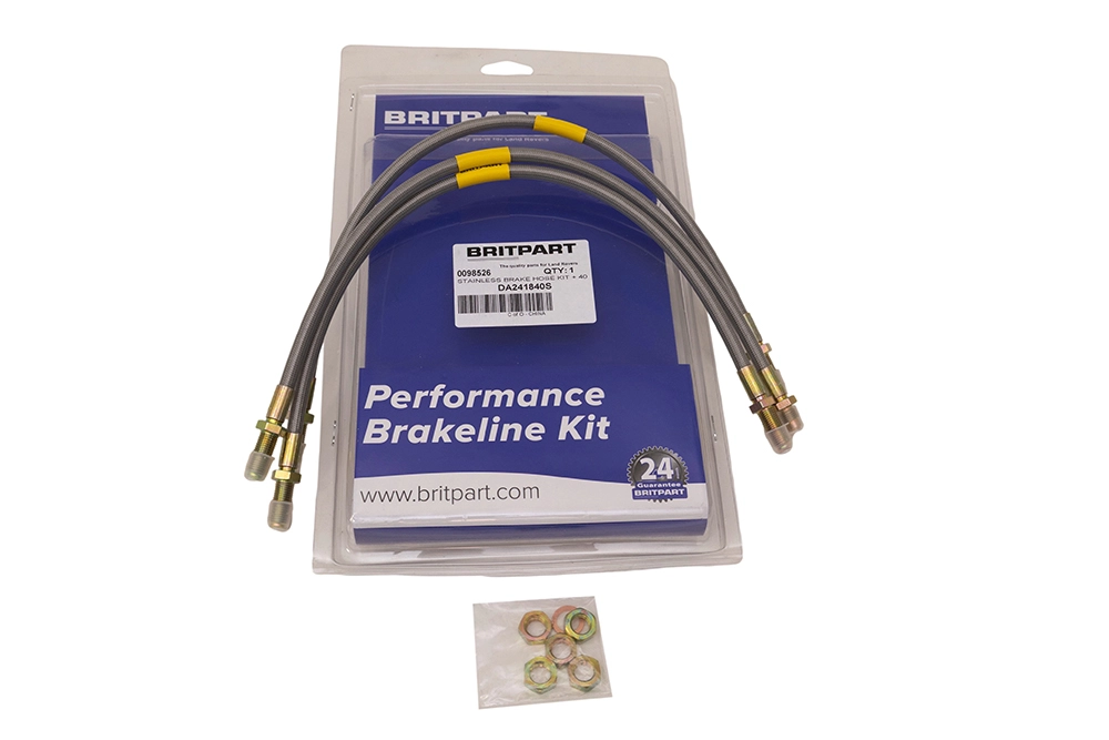 Land Rover Series 3 SWB 1971-1980 Imperial Plus 40mm Brake Hose Kit DA241840S