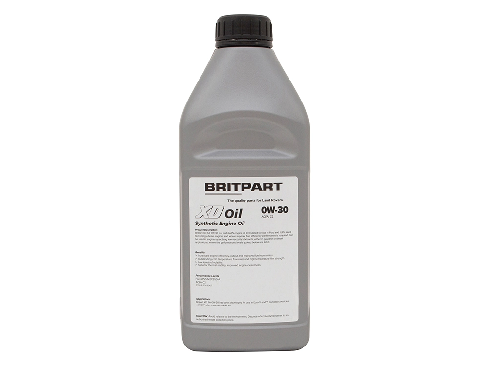 Britpart XD Oil 0W-30 Synthetic Oil 1 LITRE DA3664