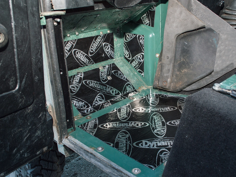 Land Rover Defender 1983-2006 Footwell Dynamat Sound Deadening DA8094