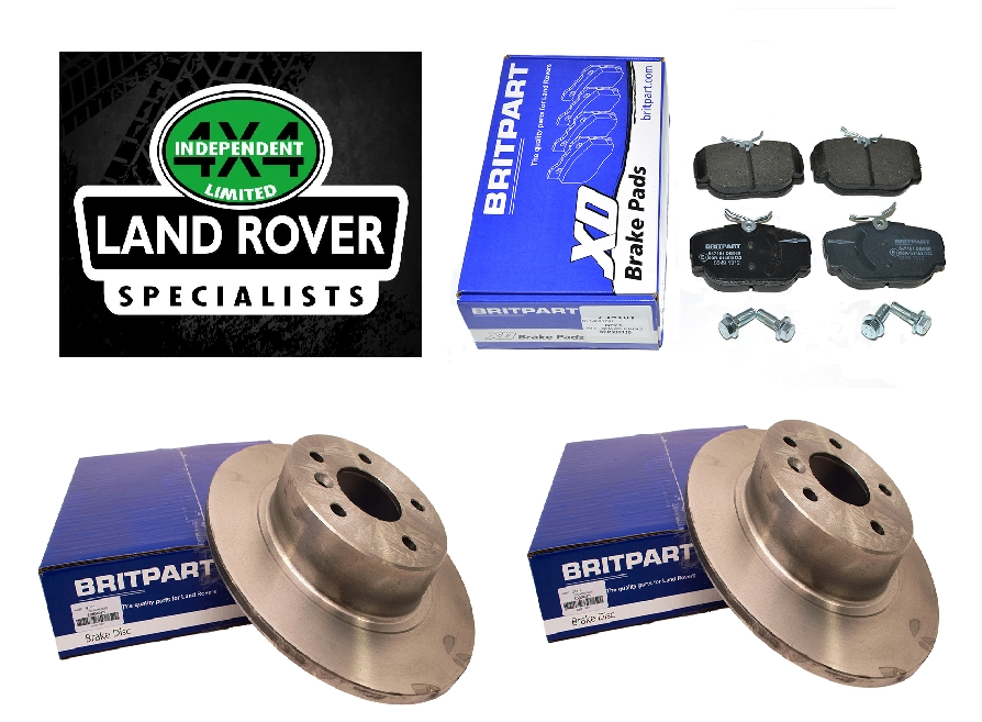 Land Rover Discovery 2 Rear Brake kit Discs And Pads
