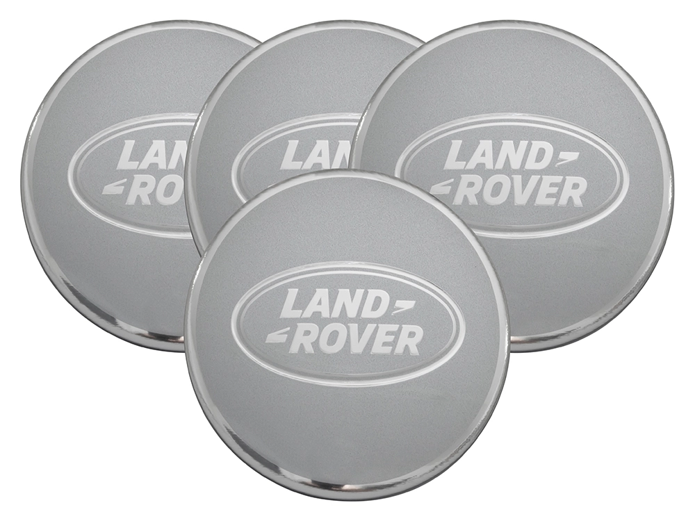 Land Rover Set Of Four Genuine Wheel Caps In Silver LR094546
