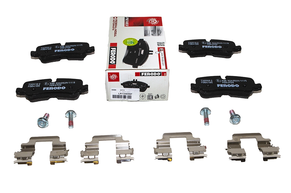 LAND ROVER DISCOVERY 3 2.7 TDV6 REAR FERODO BRAKE KIT INCLUDING X2 DISCS, BRAKE PADS AND BRAKE WEAR SENSOR