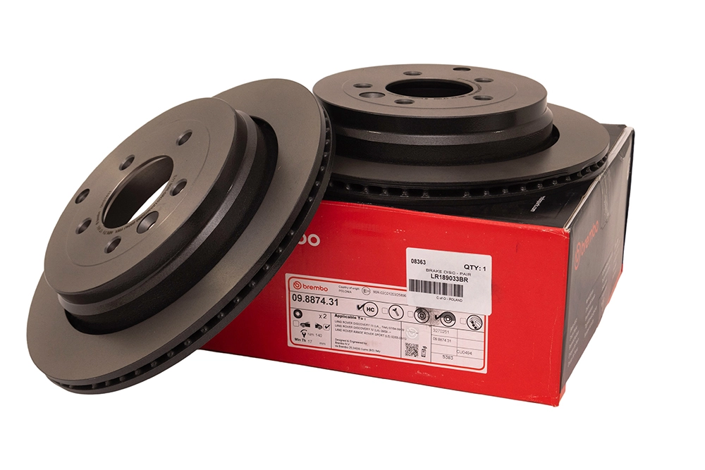 LAND ROVER DISCOVERY 3 2.7 TDV6 REAR BREMBO BRAKE KIT INCLUDING X2 DISCS, BRAKE PADS AND WEAR SENSOR