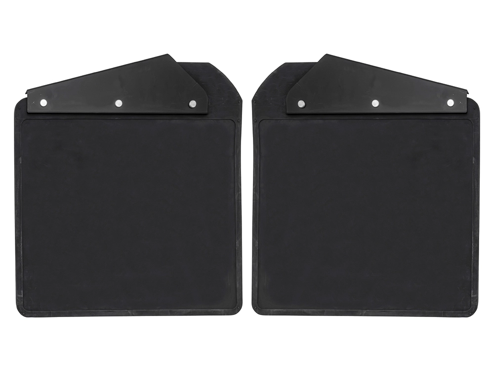 Land Rover Defender Front Mud Flaps With Brackets Pair RTC9479