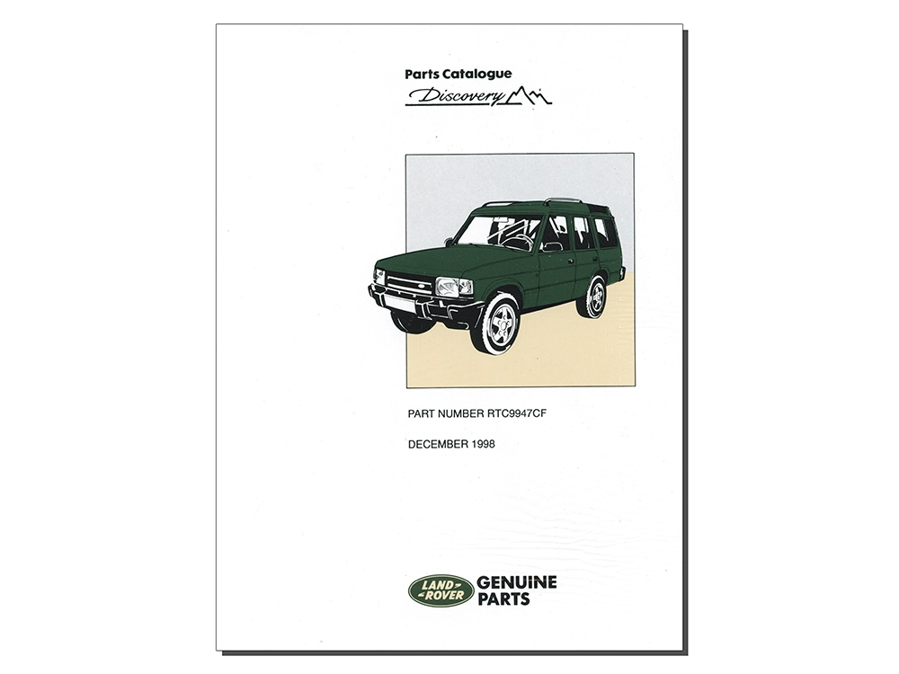 Land Rover Discovery 1 1989-1998 Parts Catalogue RTC9947CF