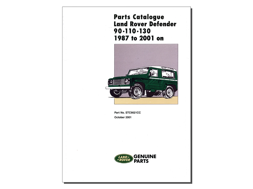 Land Rover Defender 90/110/130 1987-2006 Parts Catalogue STC9021CC
