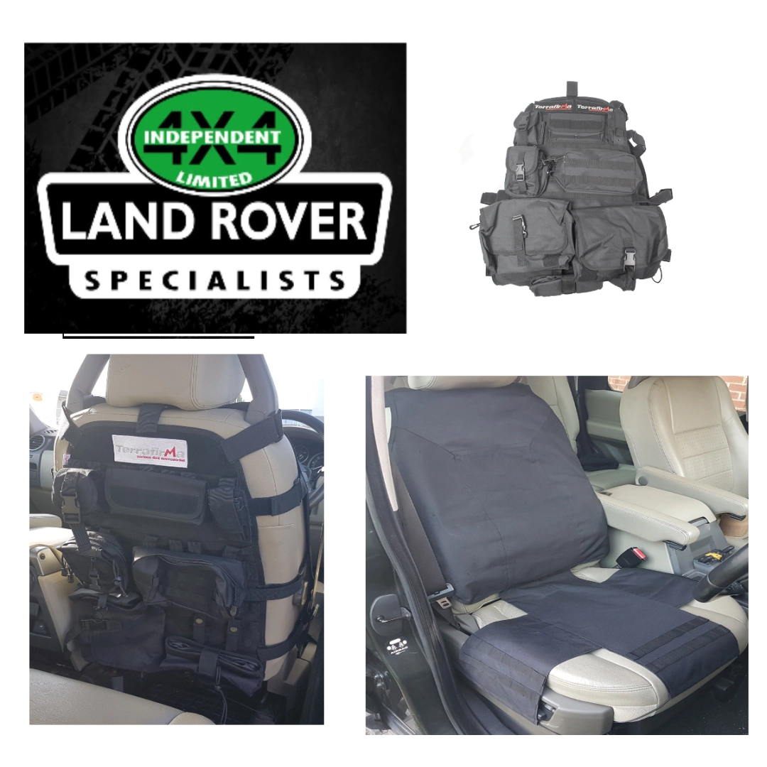Terrafirma Tactical Seat Cover With 7 Pouches Universal TF1200