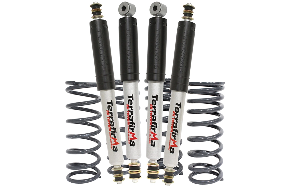 Land Rover Defender 90, Discovery 1 Range Rover Classic Standard Shockers, Springs Plus 2