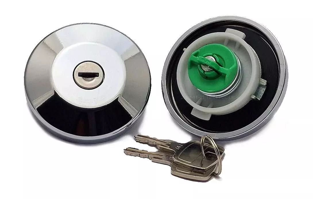 FORD Zephir MK 2+3 (1956 To 1966) Locking Fuel Cap (Full Chrome)  DC801