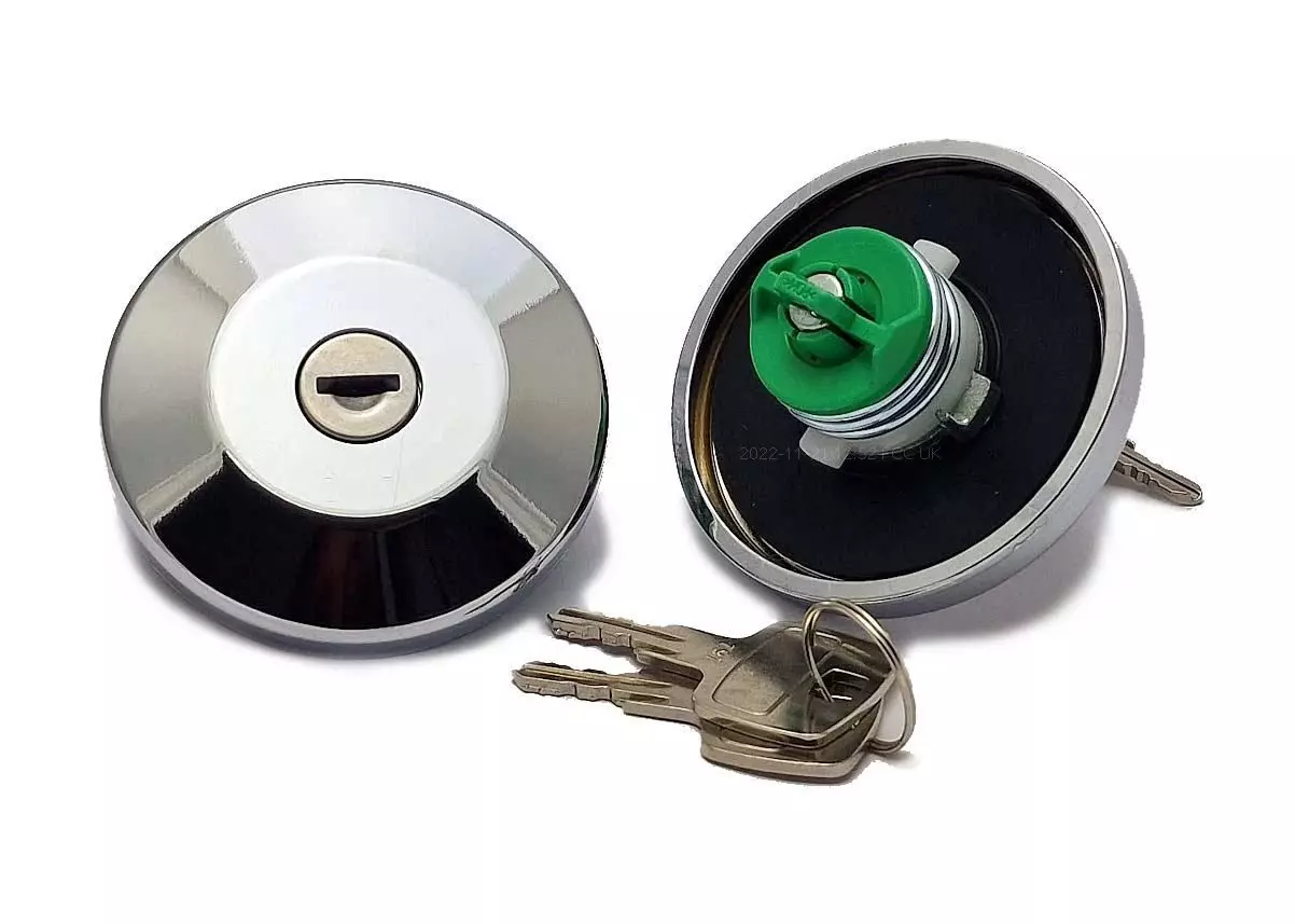 VAUXHALL Viva HA (1963 To 1966) Locking Petrol Cap (Full Chrome)  DC802