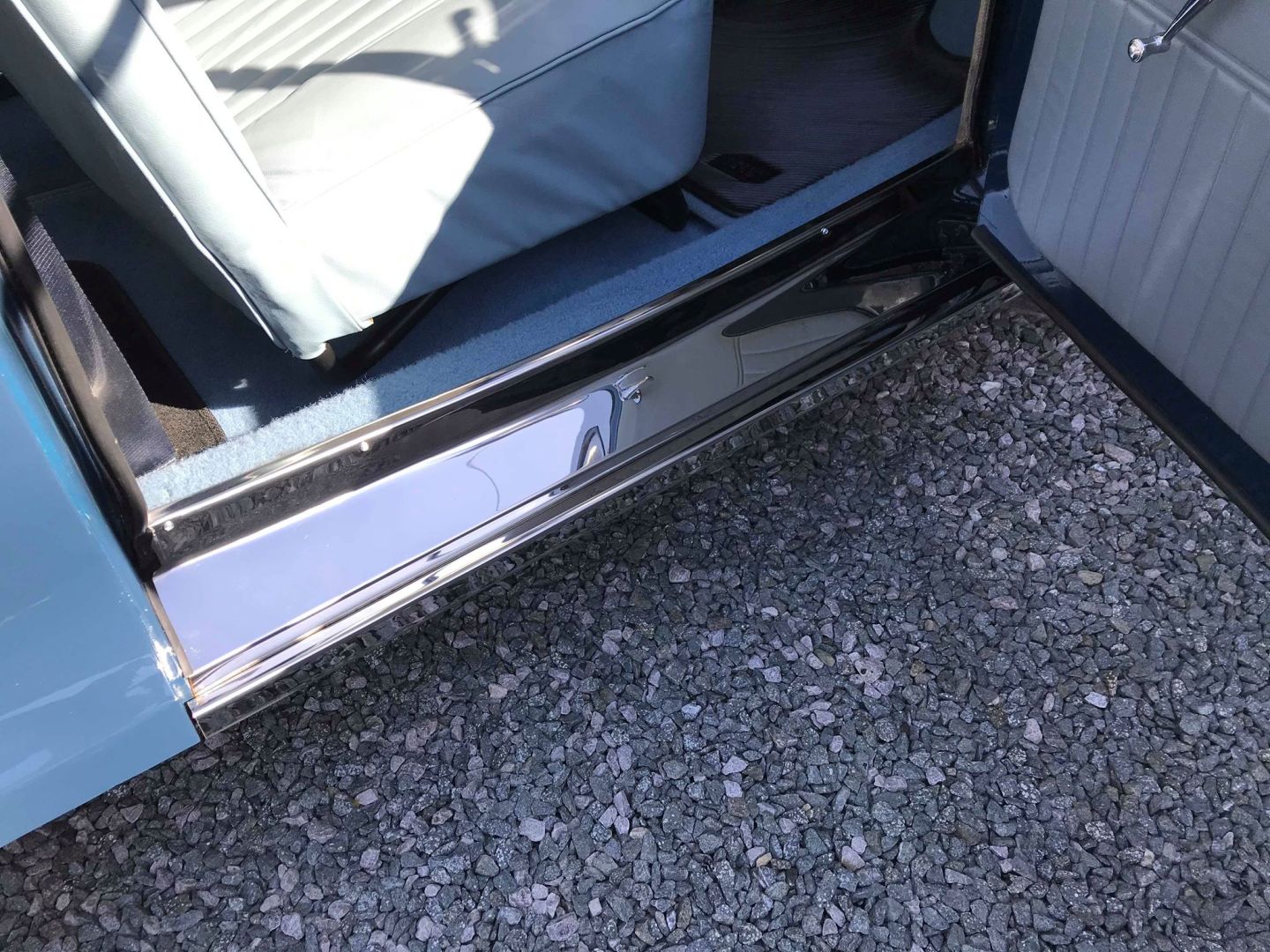2DR STAINLESS STEEL KICK PLATE & SILL SET