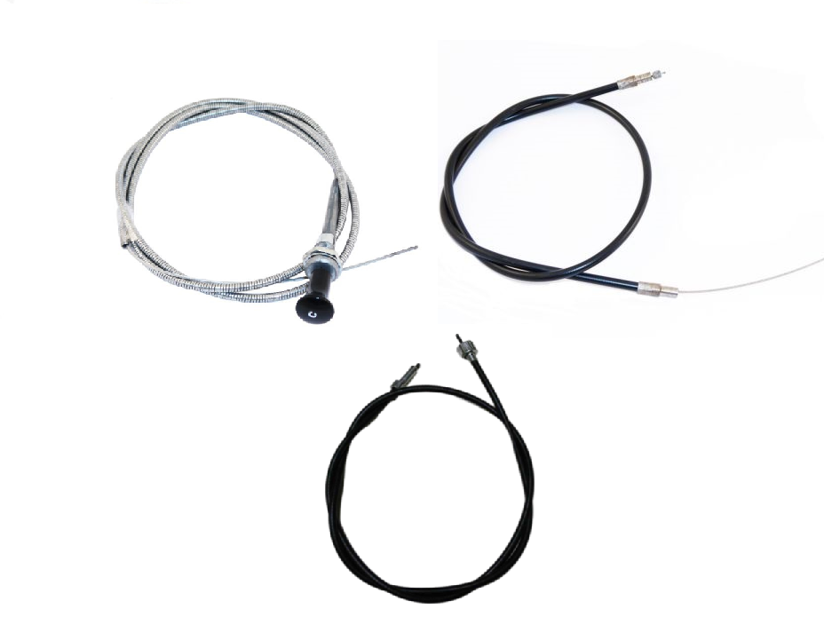 Choke-Throttle-Speedo Cable Set