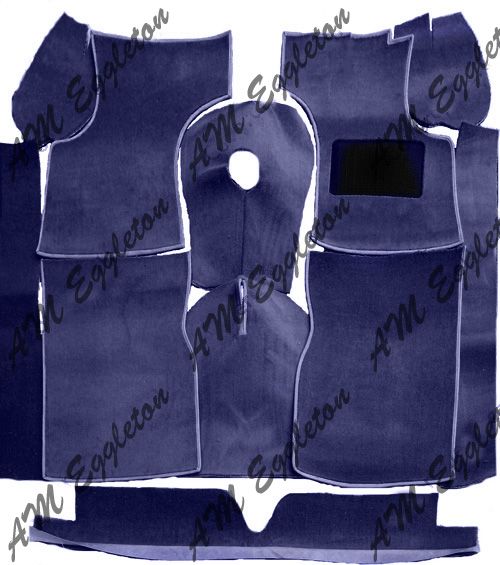 Dk Blue Carpet Set 948/1098cc R/H/D