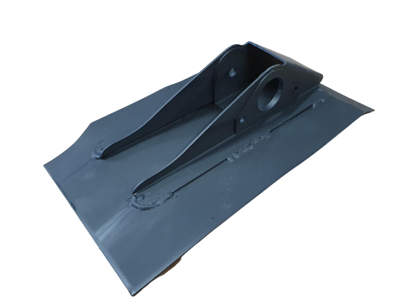 R/H FRONT SMALL SPRING HANGER ON PLATE