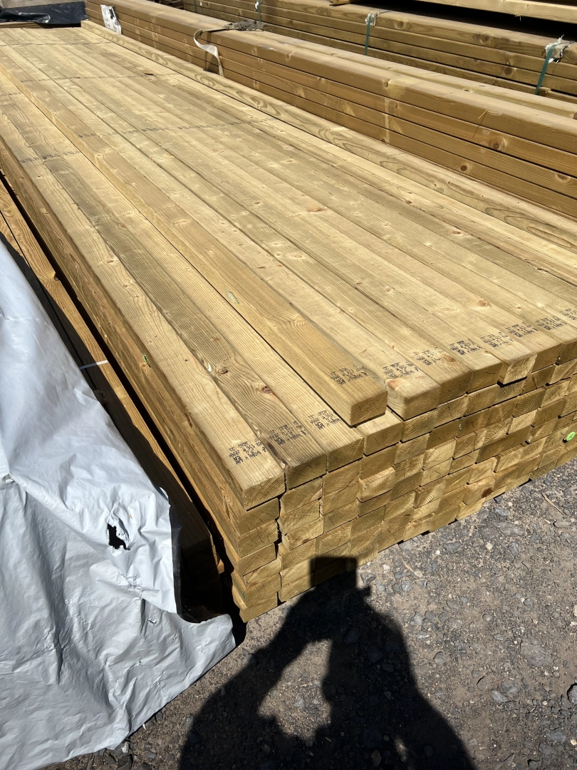 C24 timber.   3x2.  X. 3.6 metres (70 x 45 x 3600)