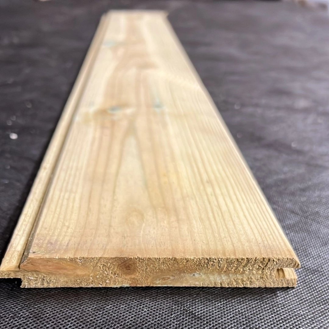 Scandinavian Redwood Pressure Treated Tongue and Groove Cladding - 4.8m